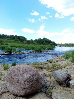 Река Тосна, ниже по течению от водопада. Тосна река. Минералы и месторождения. webmineral.ru