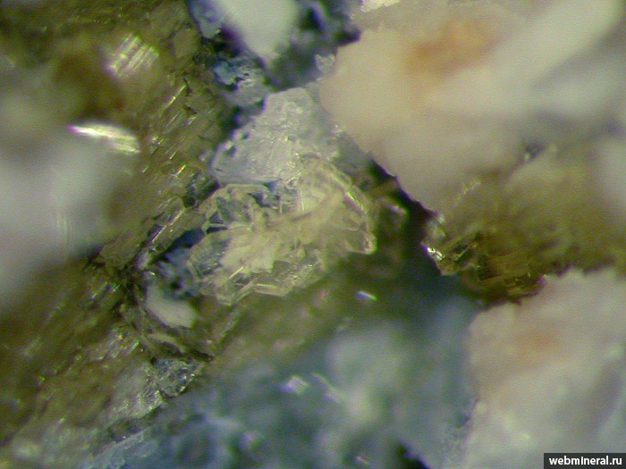   -(YCe), , . Poudrette quarry, Mont Saint-Hilaire, Quebec.